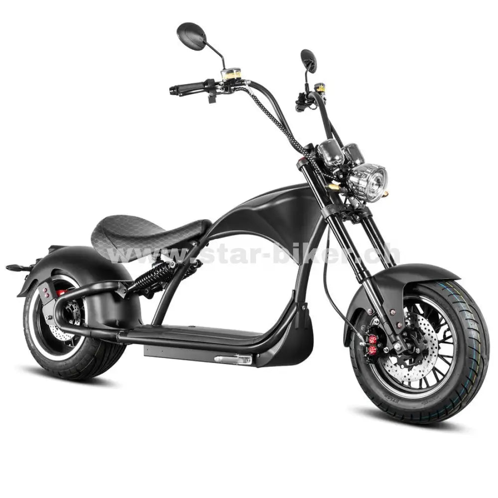 Star-Biker Chopper M1P (Mangosteen M1, M1P, Futura X9) – E-Roller & E-Chopper ohne Führerschein in der Schweiz, 25 km/h &  45 km/h, Straßenzulassung kaufen