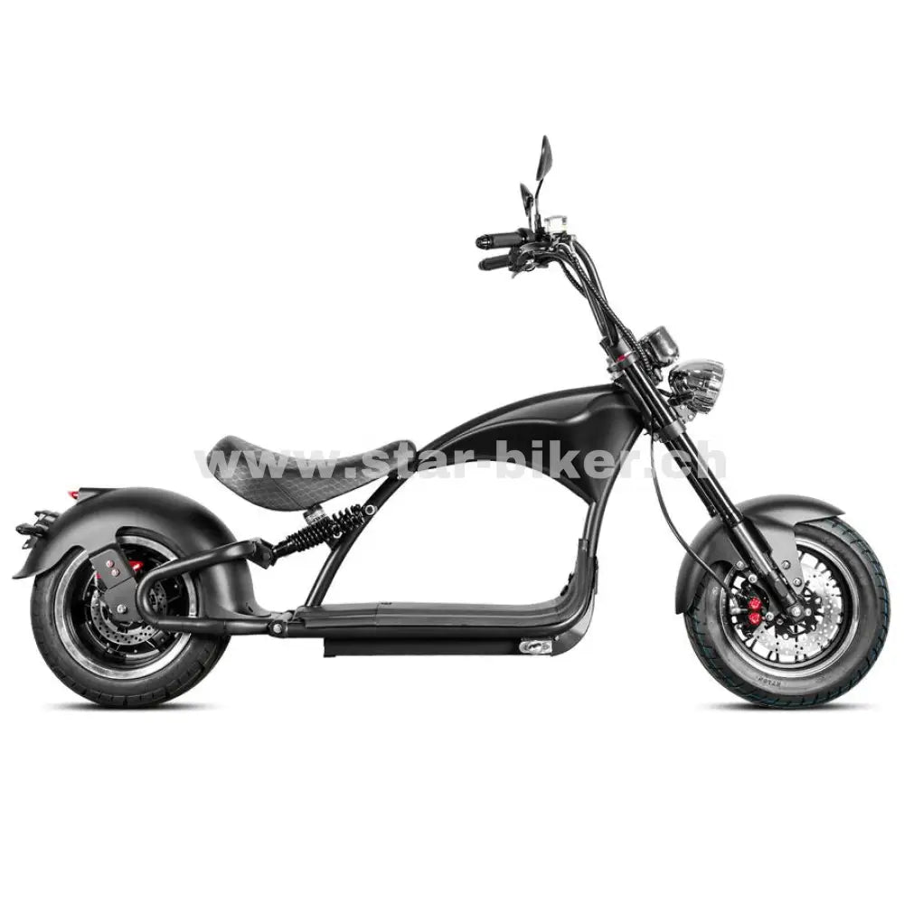 Star-Biker Chopper M1P (Mangosteen M1, M1P, Futura X9) – E-Roller & E-Chopper ohne Führerschein in der Schweiz, 25 km/h &  45 km/h, Straßenzulassung kaufen