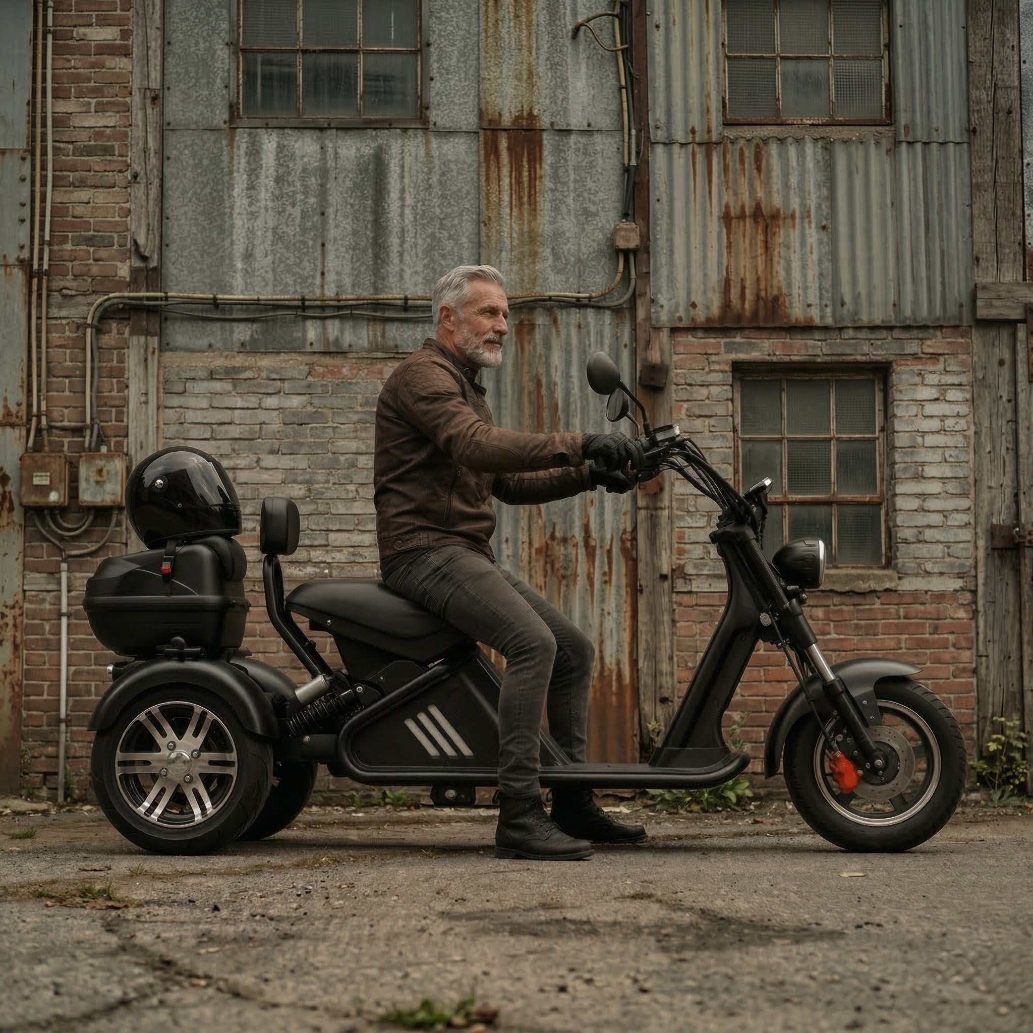 Star-Biker Trike 3.0 – schwarzes Elektro-Dreirad