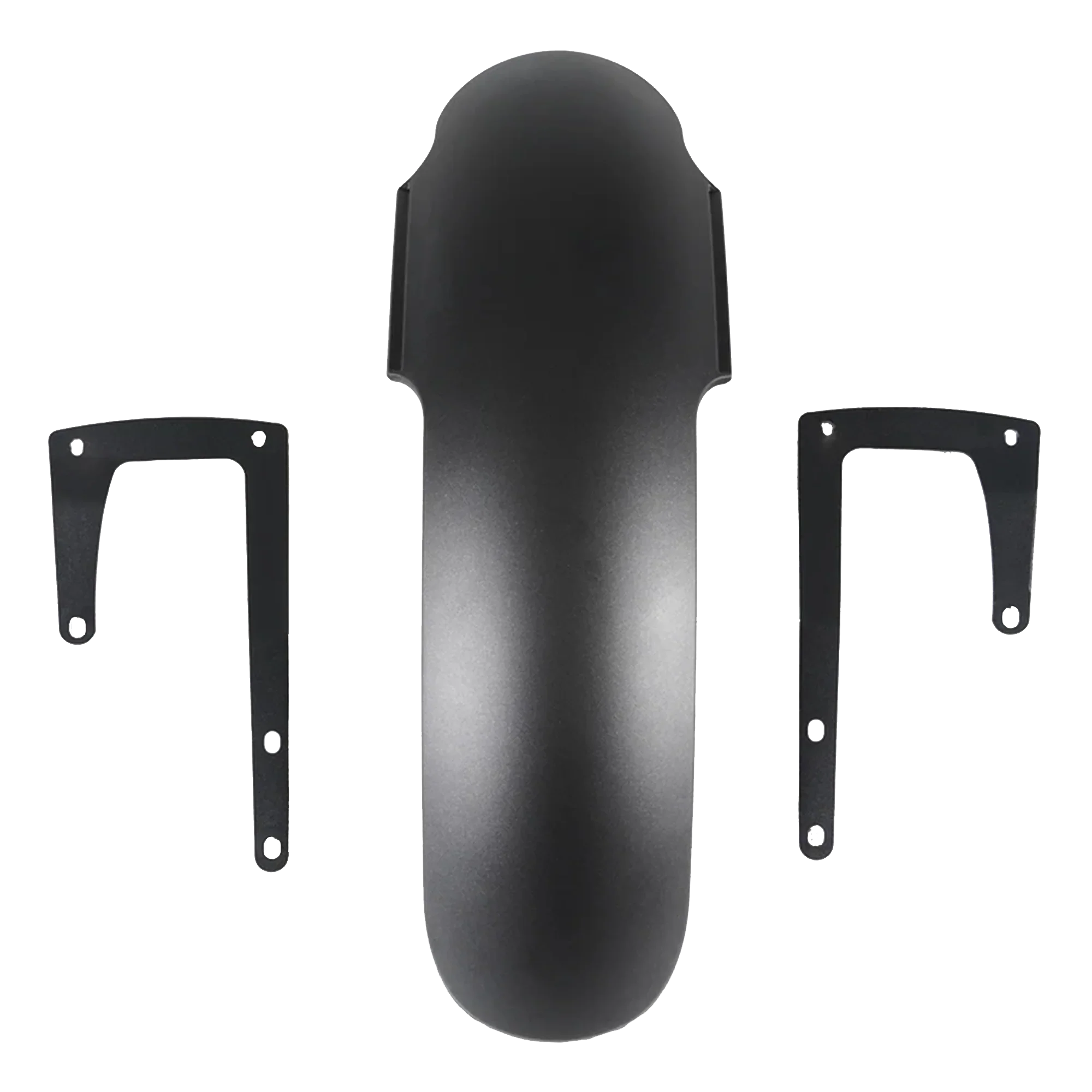 Vorderer Fender am Star-Biker Chopper M1P montiert – schwarz, 14 Zoll