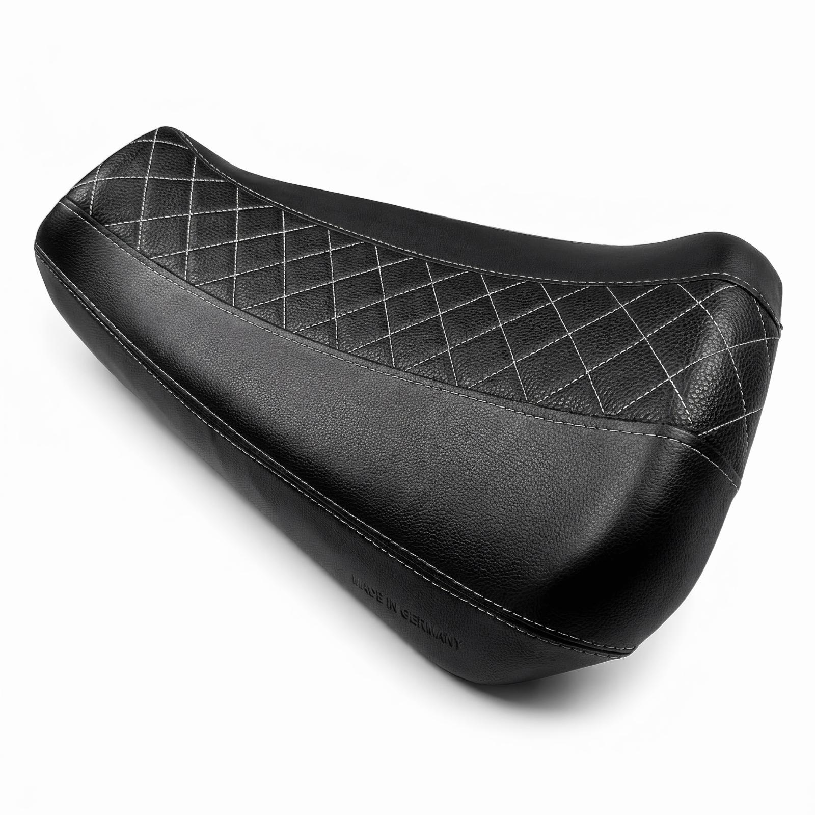 Fahrersitz für Star-Biker Chopper 6.0s Premium oder Luqi HL6.0s E-Chopper schwarz mit Rautensteppung