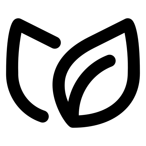 Blatt-Icon oder Öko-Symbol – zeigt Fokus auf Umweltfreundlichkeit