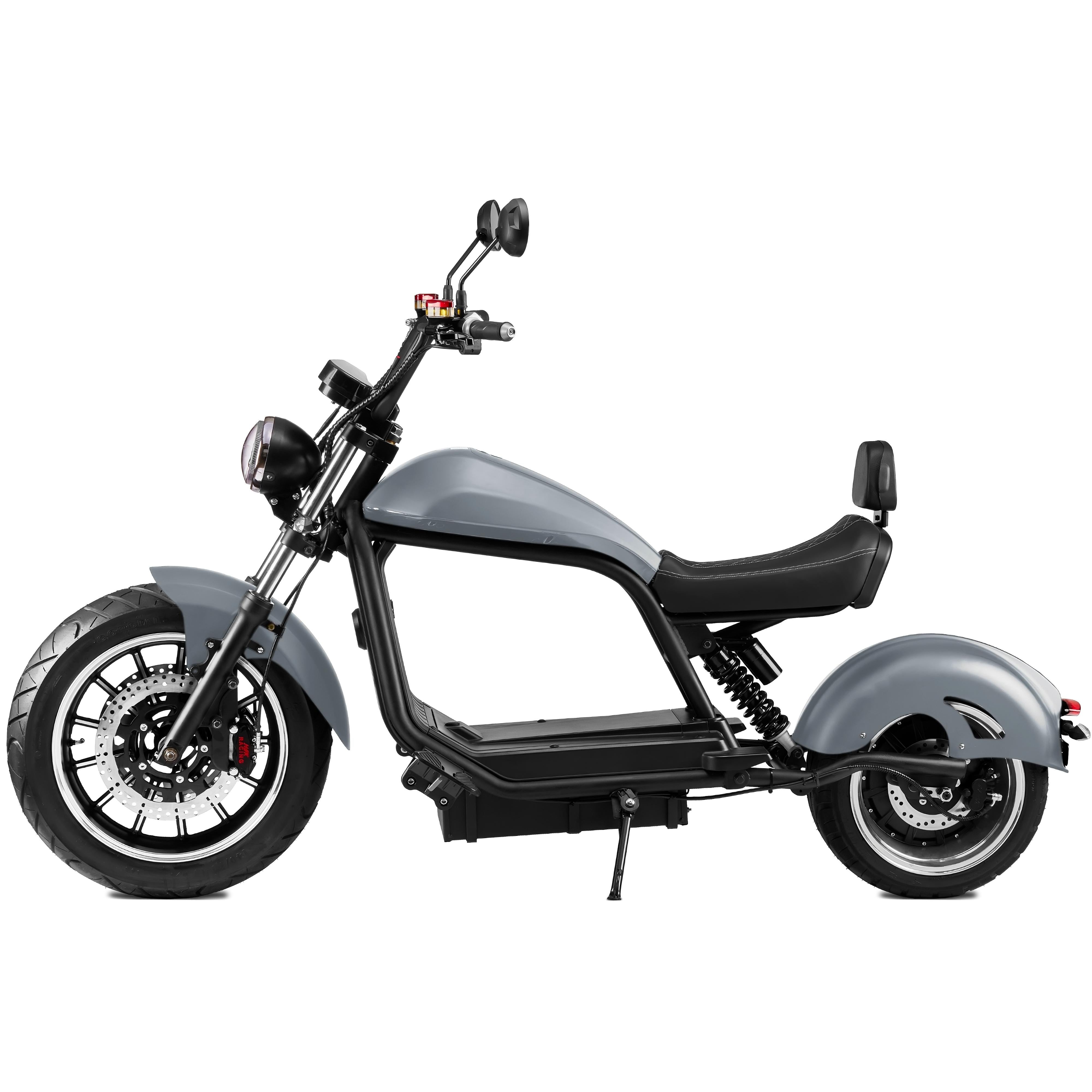 Star-Biker Chopper 6.0s Basic in Nardo Grey (hellgrau), Dreiviertelansicht
