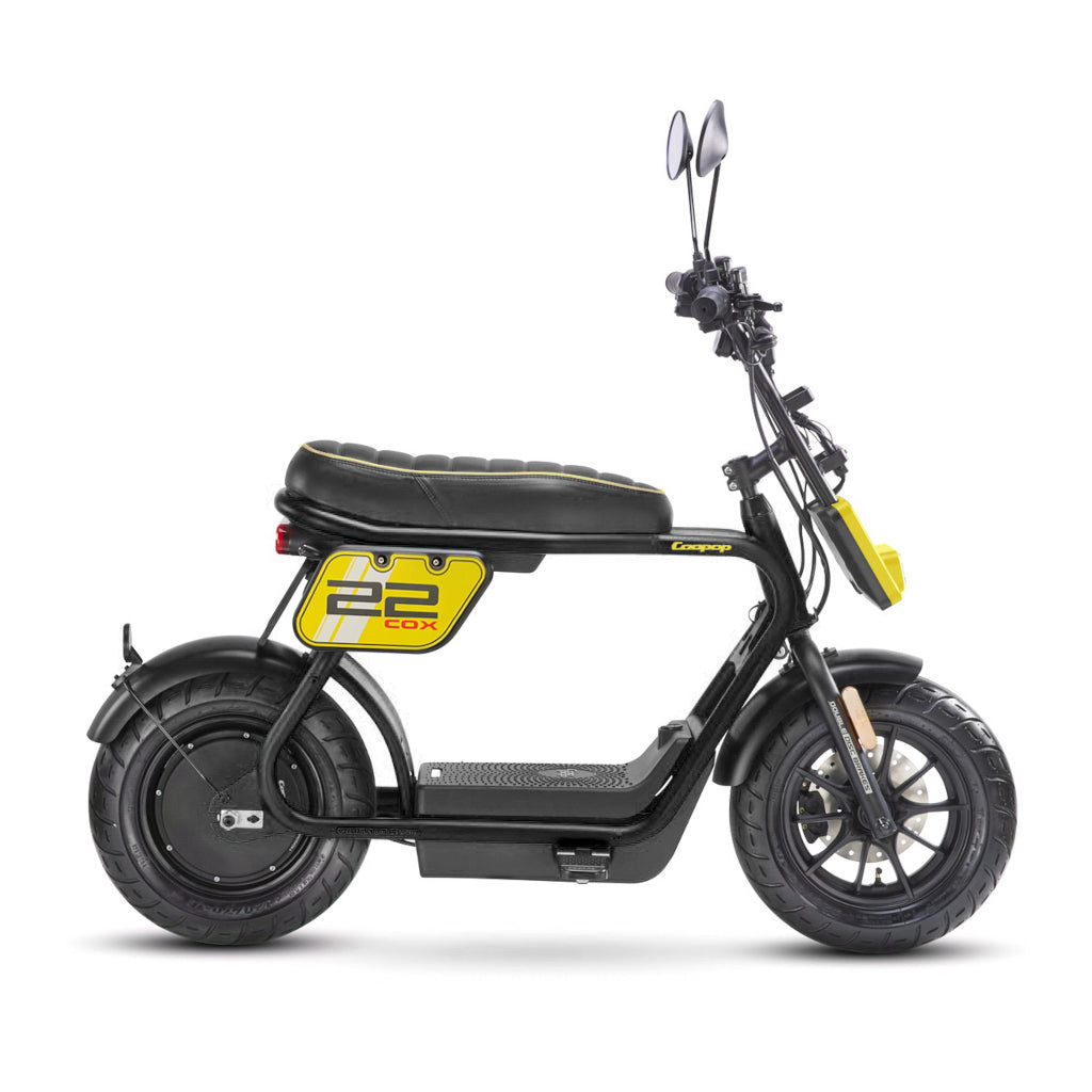 Coopop Cox – E-Roller & E-Scooter ohne Führerschein in der Schweiz, 25 km/h & 45 km/h, Straßenzulassung kaufen