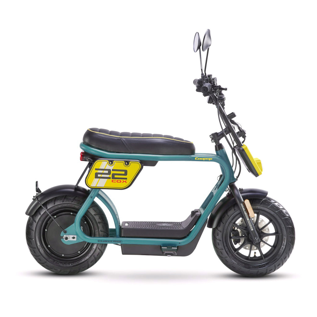 Coopop Cox – E-Roller & E-Scooter ohne Führerschein in der Schweiz, 25 km/h & 45 km/h, Straßenzulassung kaufen