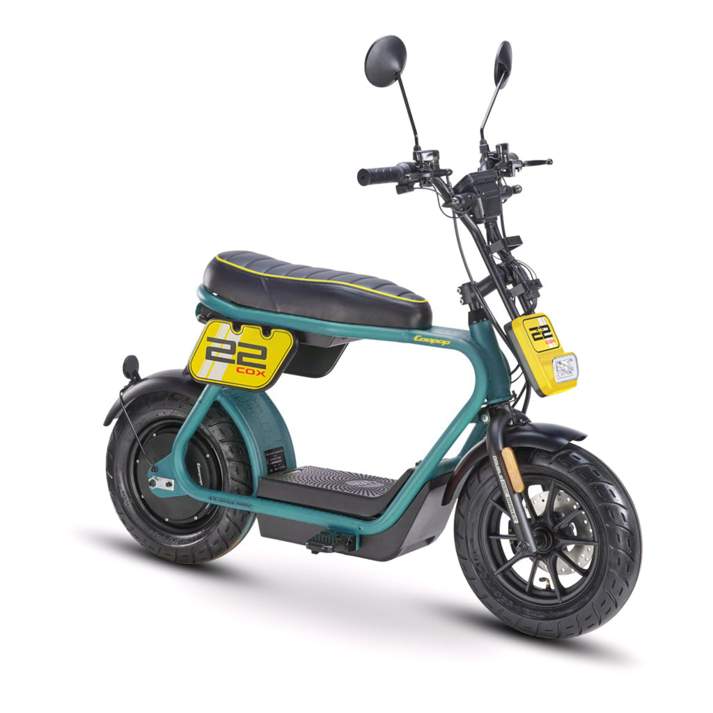 Coopop Cox – E-Roller & E-Scooter ohne Führerschein in der Schweiz, 25 km/h & 45 km/h, Straßenzulassung kaufen