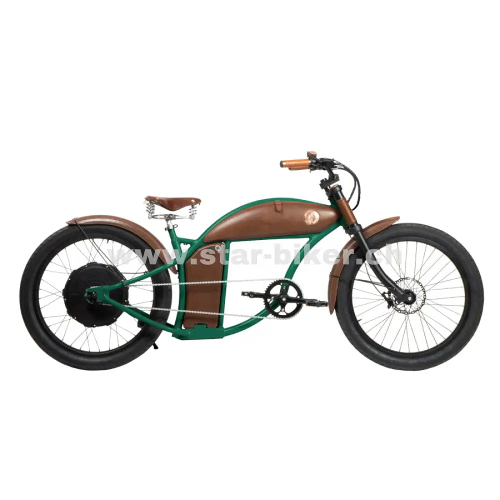 Rayvolt Cruzer Smart Hub - 400 Wh / 11 Ah British Racing Green E - Bike