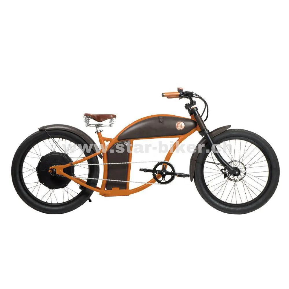 Rayvolt Cruzer Smart Hub - 400 Wh / 11 Ah Clockwork Orange E - Bike