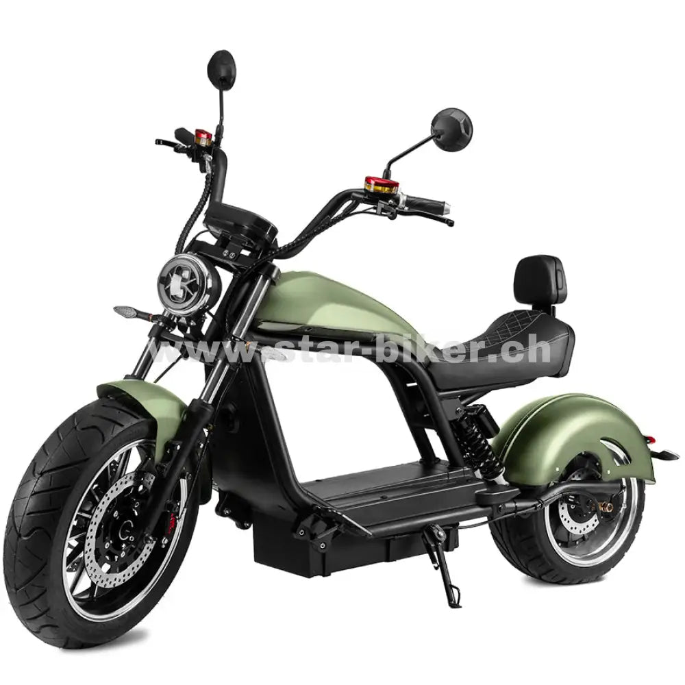 Star-Biker Chopper 6.0s (Luqi HL6.0) – E-Roller & E-Chopper ohne Führerschein in der Schweiz, 25 km/h & 45 km/h, Straßenzulassung kaufen