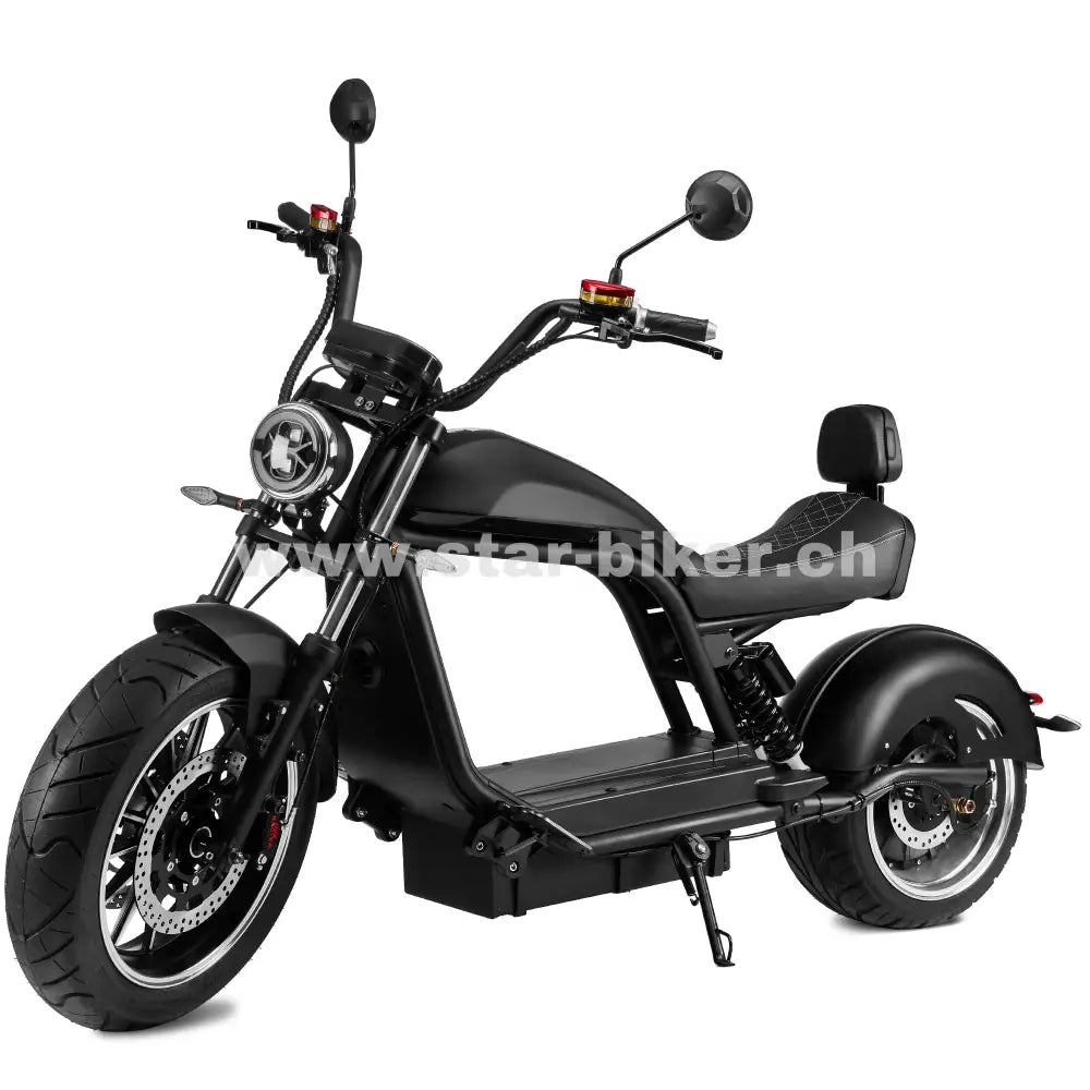 Star-Biker Chopper 6.0s (Luqi HL6.0) – E-Roller & E-Chopper ohne Führerschein in der Schweiz, 25 km/h & 45 km/h, Straßenzulassung kaufen