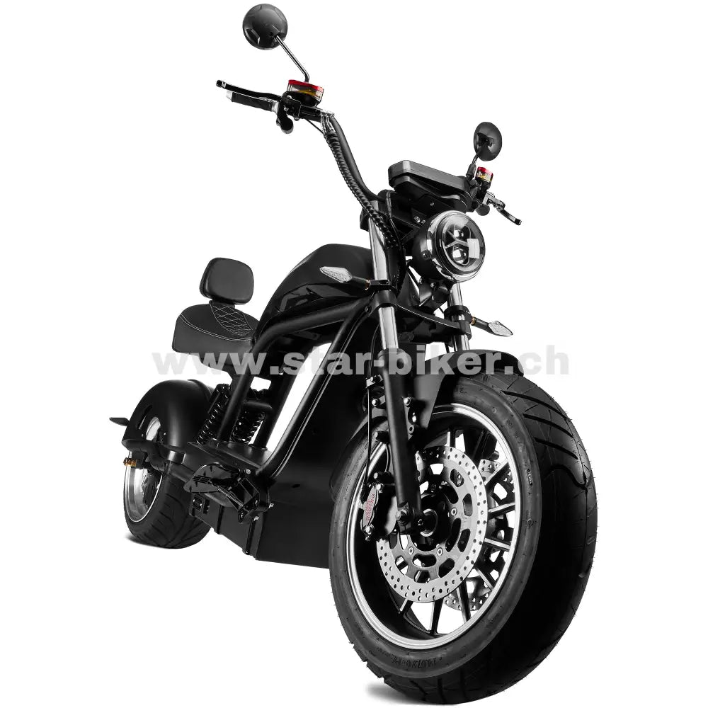 Star-Biker Chopper 6.0s (Luqi HL6.0) – E-Roller & E-Chopper ohne Führerschein in der Schweiz, 25 km/h & 45 km/h, Straßenzulassung kaufen