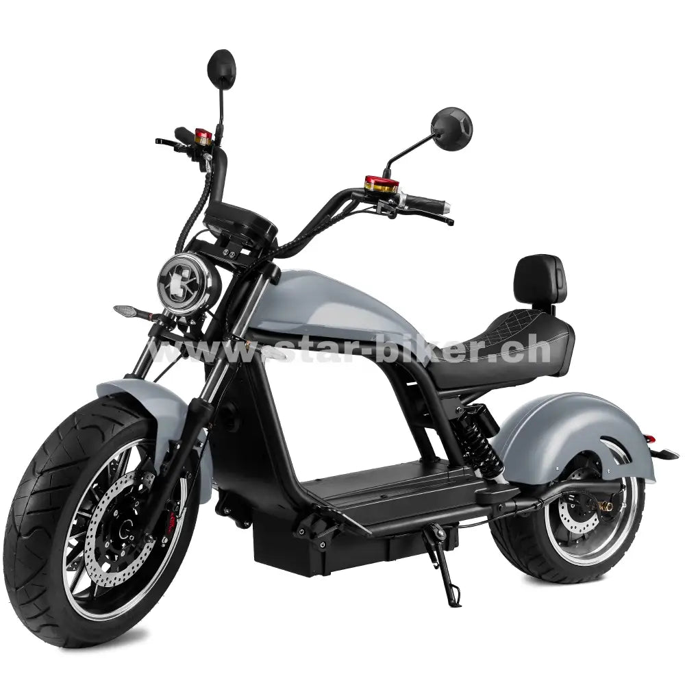 Star-Biker Chopper 6.0s (Luqi HL6.0) – E-Roller & E-Chopper ohne Führerschein in der Schweiz, 25 km/h & 45 km/h, Straßenzulassung kaufen