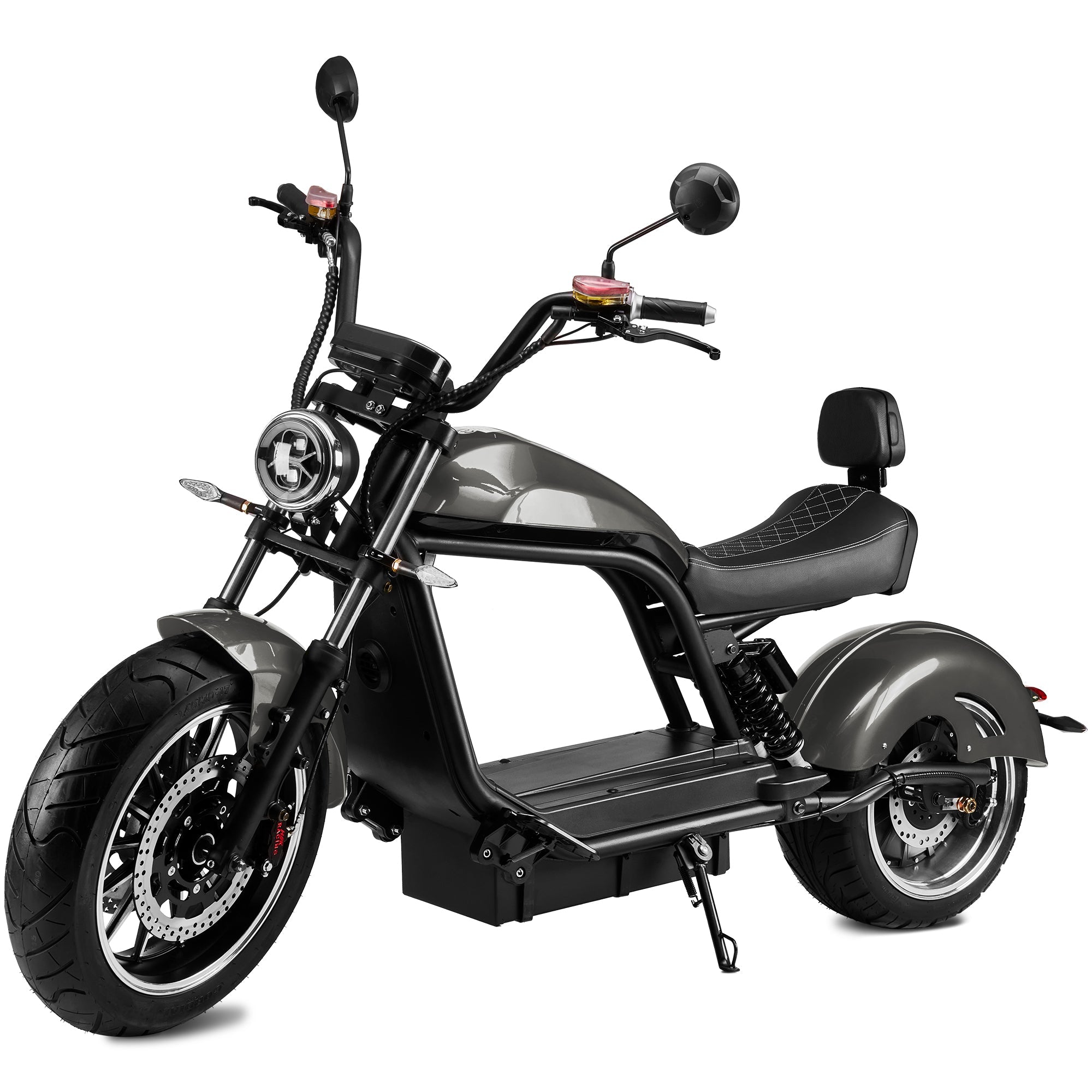 Star-Biker Chopper 6.0s Premium in Space Grey (dunkelgrau), Dreiviertelansicht