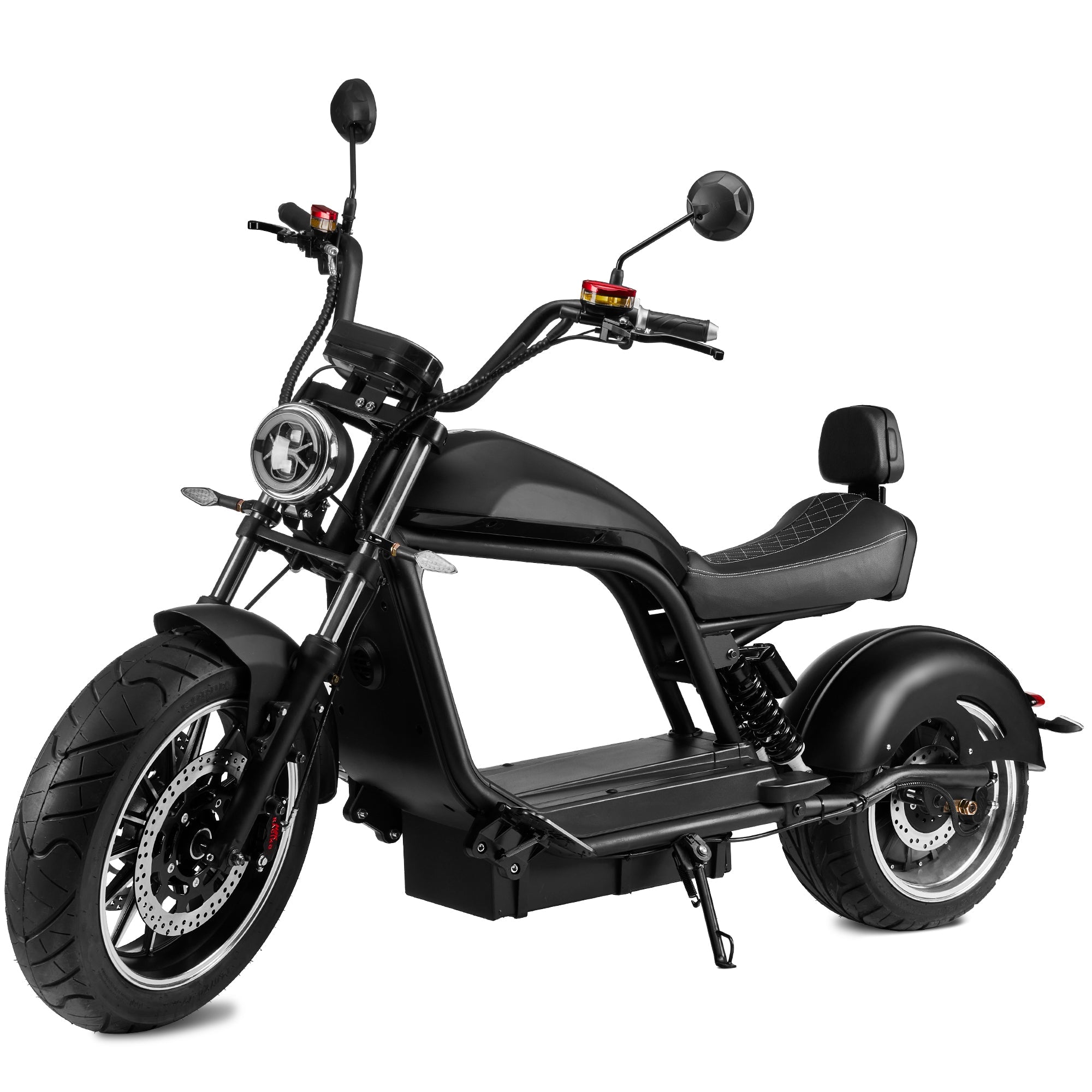 Star-Biker Chopper 6.0s Premium in Shadow Black, E-Chopper in Dreiviertelansicht