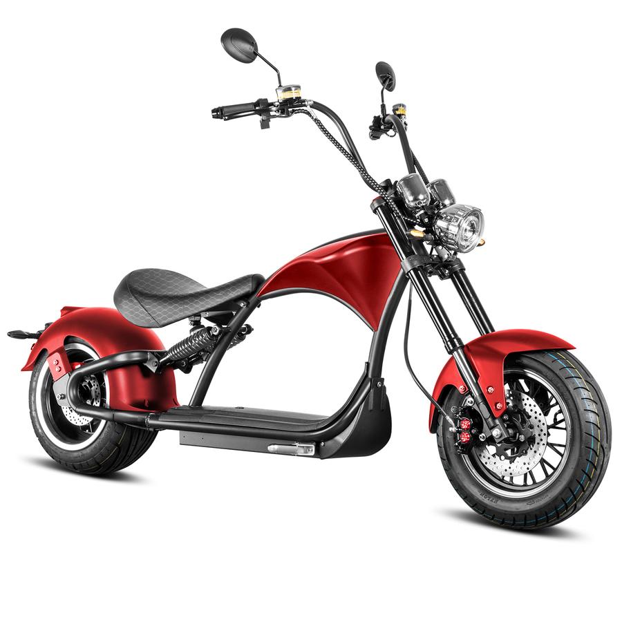 Star-Biker Chopper M1P (Mangosteen M1, M1P, Futura X9) – E-Roller & E-Chopper ohne Führerschein in der Schweiz, 25 km/h &  45 km/h, Straßenzulassung kaufen