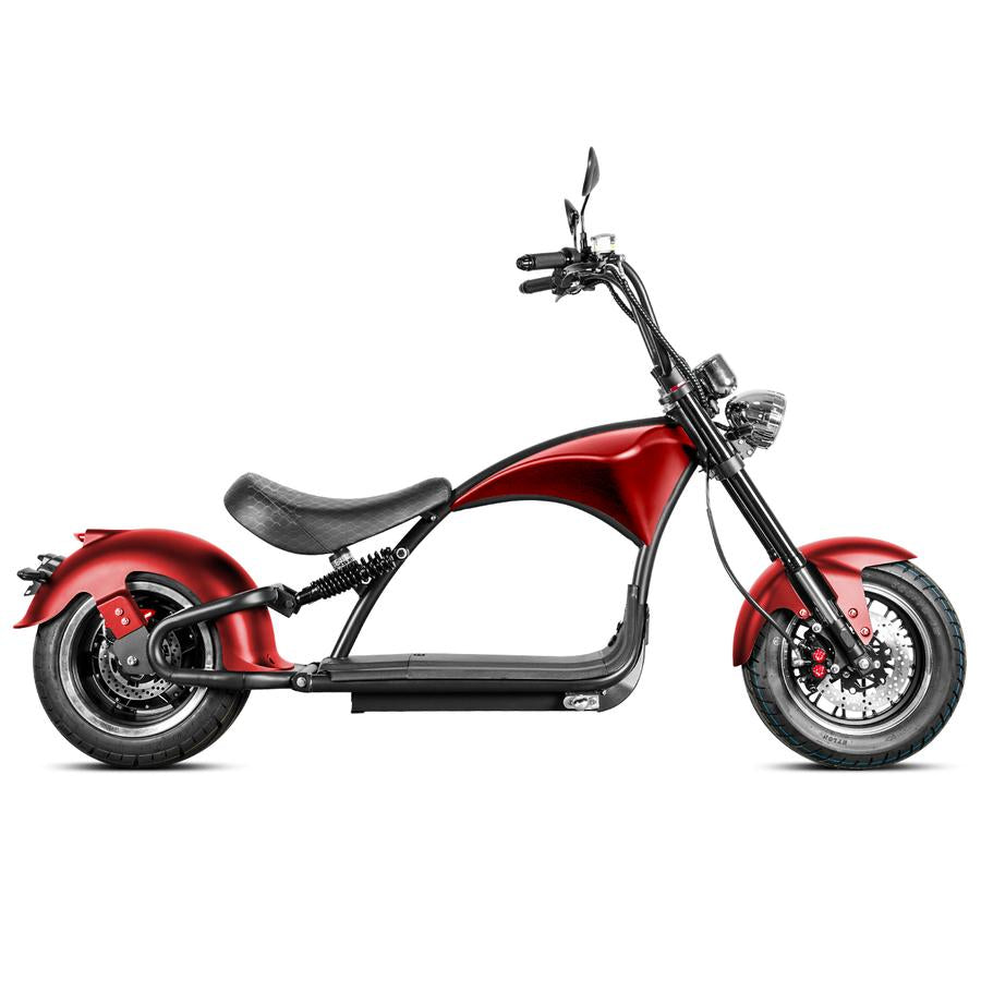 Star-Biker Chopper M1P (Mangosteen M1, M1P, Futura X9) – E-Roller & E-Chopper ohne Führerschein in der Schweiz, 25 km/h &  45 km/h, Straßenzulassung kaufen