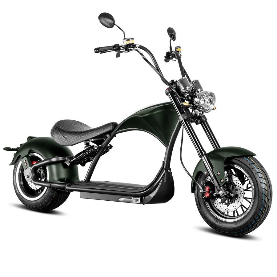 Star-Biker Chopper M1P (Mangosteen M1, M1P, Futura X9) – E-Roller & E-Chopper ohne Führerschein in der Schweiz, 25 km/h &  45 km/h, Straßenzulassung kaufen
