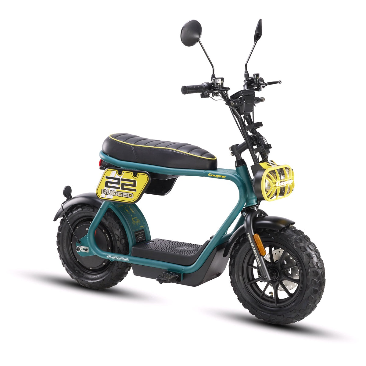 Coopop Rugged – E-Roller & E-Scooter ohne Führerschein in der Schweiz, 25 km/h & 45 km/h, Straßenzulassung kaufen