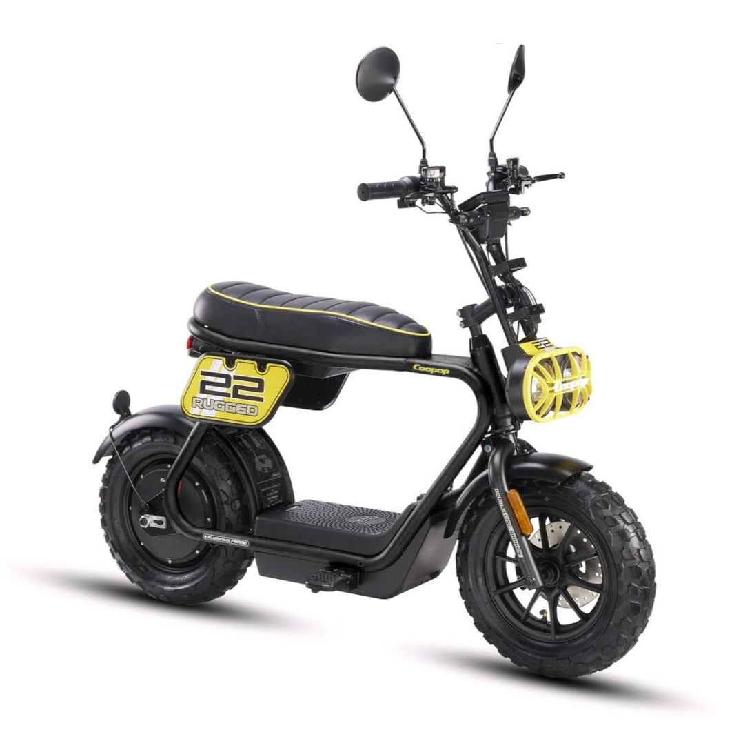 Coopop Rugged – E-Roller & E-Scooter ohne Führerschein in der Schweiz, 25 km/h & 45 km/h, Straßenzulassung kaufen