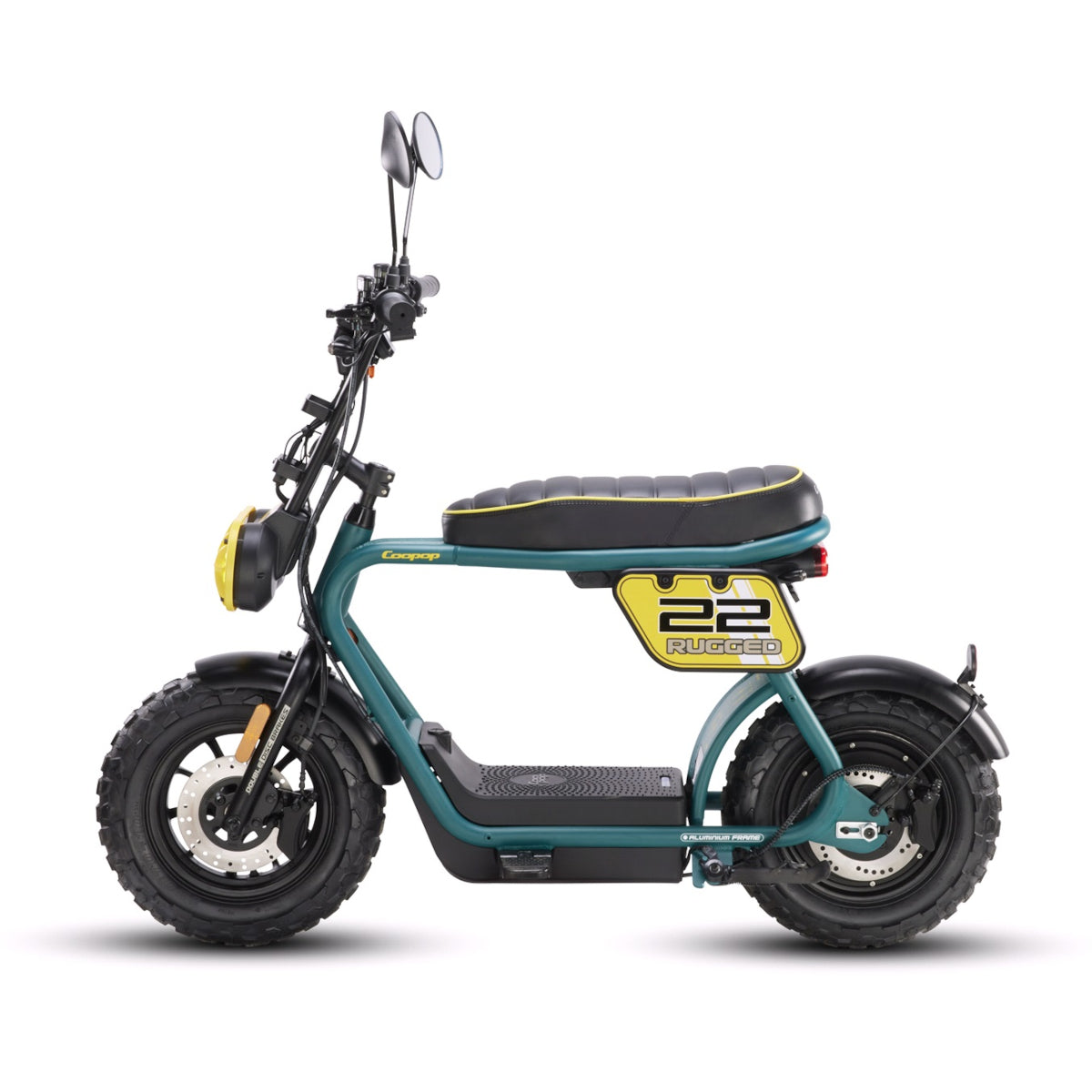 Coopop Rugged – E-Roller & E-Scooter ohne Führerschein in der Schweiz, 25 km/h & 45 km/h, Straßenzulassung kaufen